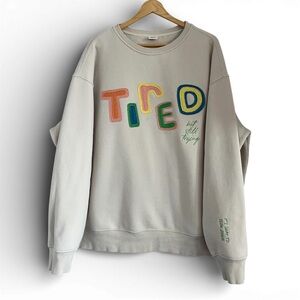 See The Way I See Tired (But Still Trying) Crewneck Sweatshirt LARGE
